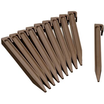 Nature Tuingrondpennen 10 st taupe