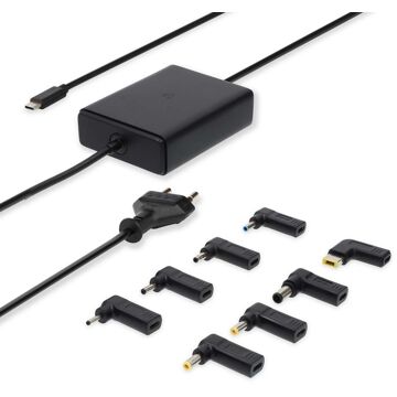 Nedis Notebook-Adapter - NBAU100110BK Zwart