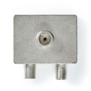 Nedis Satelliet- en Antenne-Adapter - CSGB40970ME - Zilver Zilverkleurig