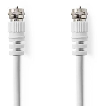 Nedis Satelliet- en Antennekabel - CSGB41300WT100 Wit