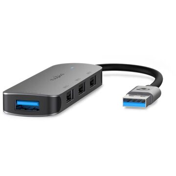 Nedis USB-Hub - CCGB61210GY01 Grijs