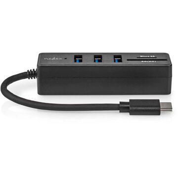 Nedis USB-Hub - CCGB64250BK01 - Zwart
