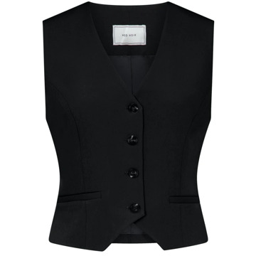Neo Noir Elegant Vest Pak Kwaliteit Knopen Neo Noir , Black , Dames - L,S,Xs