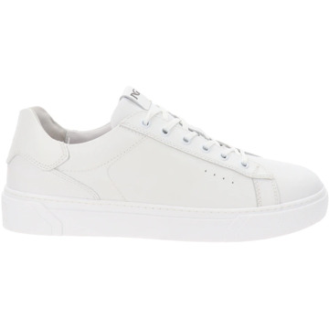 NeroGiardini Leren Herenmode Sneakers Nerogiardini , White , Heren - 46 EU