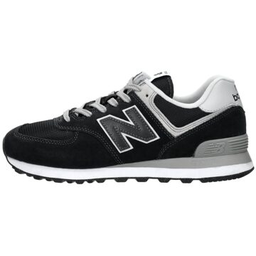 New Balance 574 sneaker met suède details Zwart - 43