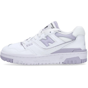 New Balance Wit/Lavendel Lage Vetersluiting Sneaker New Balance , White , Dames - 37 1/2 Eu,40 Eu,36 1/2 EU