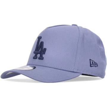 New Era Dodgers Gebogen Klep Pet Blauw New Era , Blue , Unisex - ONE Size