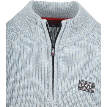 New Zealand Auckland NZA Half Zip Trui Drake Lichtblauw - 3XL,XXL