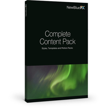NewBlue Complete Content Pack