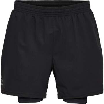 Newline Dallas 2in1 Shorts Heren-Zwart - S,M,L,XL,XXL