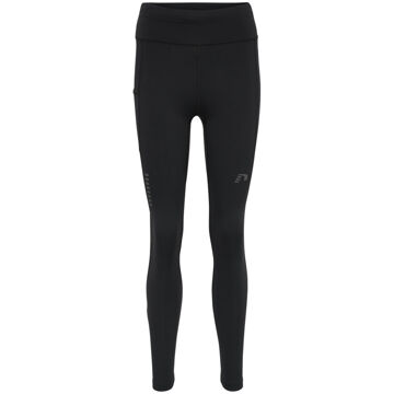 Newline Highwaist Warm Tight Dames-Zwart - XS