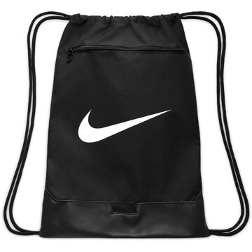 Nike Brasilia Gymsack 9.5 zwart - wit - 1 SIZE