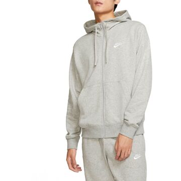 Nike Sportswear Club Full-Zip Hoodie - Heren vest Grijs - XL