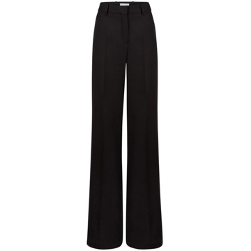 Nina Ricci Zwarte Wollen Broek Geperste Plooi Nina Ricci , Black , Dames - M,S,Xs