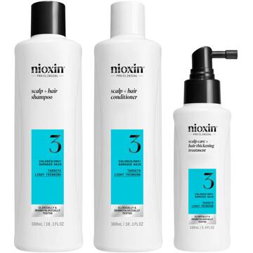 NIOXIN Haarverlies Nioxin System 3 Loyalty Kit for Colored Thinning Hair 300 ml + 300 ml + 100 ml
