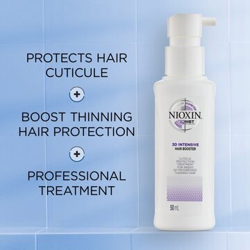 NIOXIN Hair Booster, Cuticle Protection Treatment for Progressed Thinning Hair, 50ml