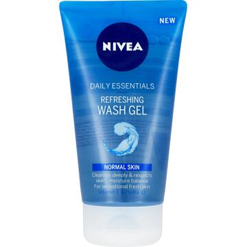 NIVEA Cleansing Gel Nivea Daily Essentials Refreshing Wash Gel Normal Skin 150 ml