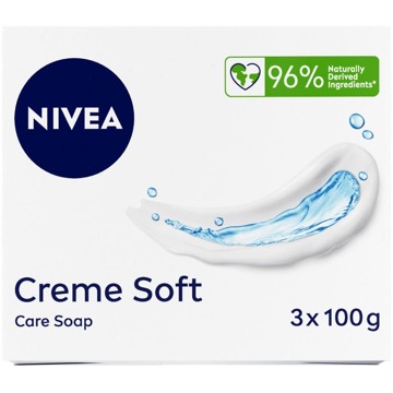 NIVEA Creme Soft Zeeptablet - 3 X 100 gr - Handzeep