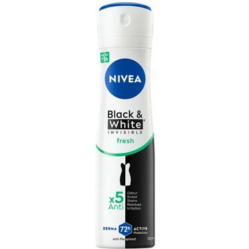 NIVEA Deodorant NIVEA Black & White Fresh Invisible Fresh 72H Deo Spray 150 ml