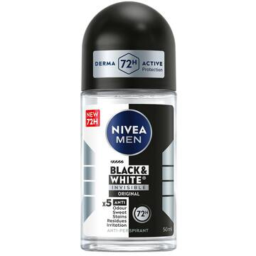 NIVEA Deodorant NIVEA Black & White Original Male Roll On 50 ml
