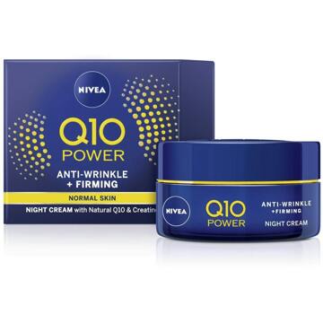 NIVEA Nachtcrème Nivea Q10 Power Anti-Wrinkle Firming Night Cream 50 ml