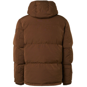 No Excess Winterjas Short Fit Hooded Padded Camel   S Bruin