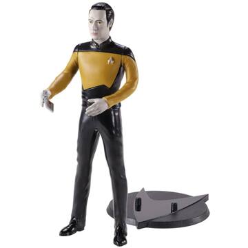 Noble Collection Star Trek: The Next Generation - Lieutenant Commander Data Bendyfig Speelfiguur