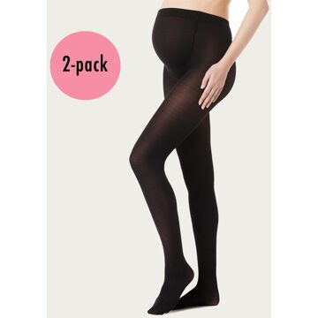 Noppies Panty 2-Pack Maternity tights 50 Den - Black - S/M
