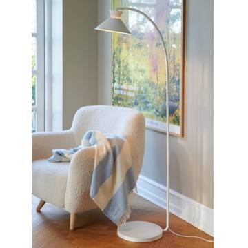 Nordlux Vloerlamp Dial met zwenkbare kop, wit