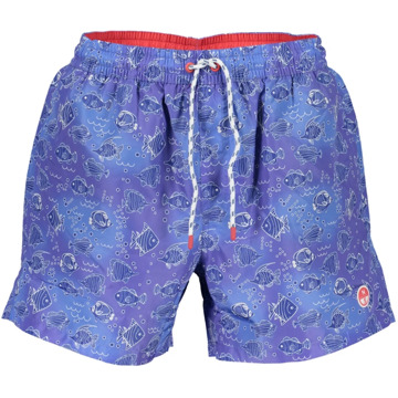 North Sails Paarse Zwemboxer met Zakken en Elastische Taille North Sails , Purple , Heren - 2Xl,Xl,L,M,S