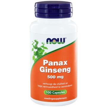 Now Foods Foods - Panax Ginseng 500 mg per Capsule - 100 Capsules