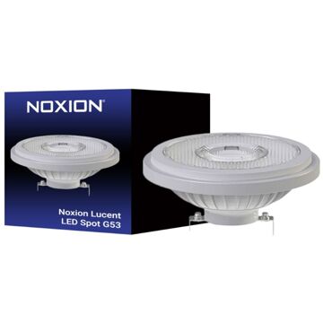 Noxion Led Spot G53 Ar111 11.7w 800lm 24d - 930 Warm Wit | Beste Kleurweergave - Dimbaar - Vervangt