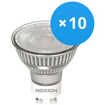 Noxion Voordeelpak 10x Noxion Led Spot Gu10 Par16 3w 230lm 36d - 827 Zeer Warm Wit | Dimbaar - Vervangt 35w