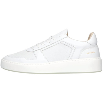 Nubikk Witte Leren Lage Sneakers Nubikk , White , Heren - 47 Eu,41 EU