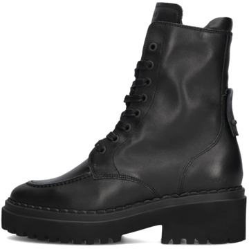 Nubikk Zwarte Leren Veterschoenen Nubikk , Black , Dames - 40 Eu,38 Eu,39 EU