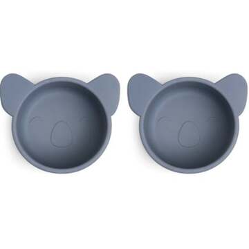 Nuuroo Snack Bowls Pink Koala 2-delig, Bering Zee Blauw