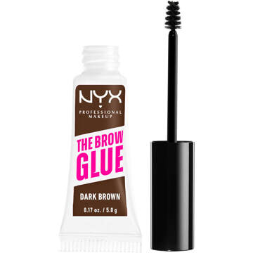 NYX Professional Makeup The Brow Glue Instant Styler 5g (Various Shades) - Dark Brown