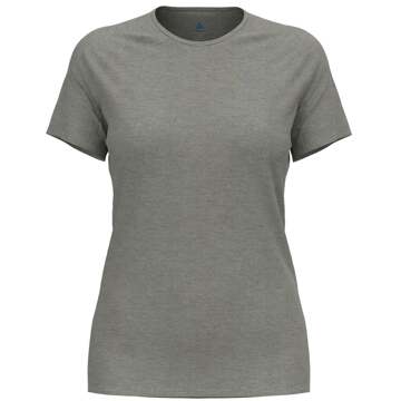 ODLO Crew Neck X-Alp PW 115 Hardloopshirt Dames-Grijs - M
