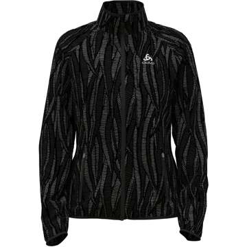 ODLO Essential Light Print Hardloopjas Dames-Zwart - XS,S,M,L,XL
