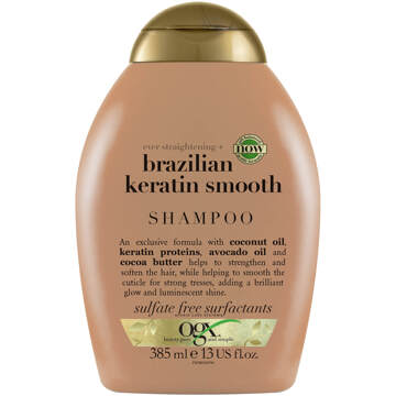 Ogx Brazilian Keratin Smoothing Shampoo met Braziliaanse Keratine 385ml