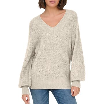 Only Lucilla Glitter V-neck Knitted Sweater Dames