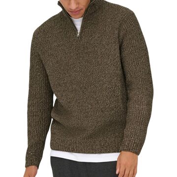 ONLY & SONS Join High Neck Knit Sweater Heren - XL