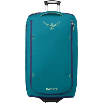 Osprey Daylite Whld Duffel 115 blue spikemoss-alkalinereistas met wielen Blauw - H 82 x B 46 x D 36 cm