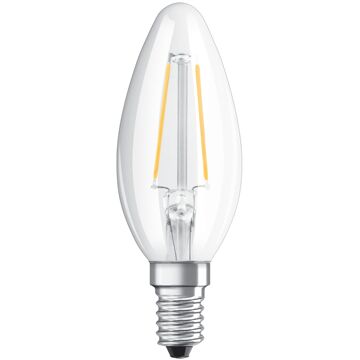 OSRAM LED-lamp Flame helder filament - 2,5 W = 25 W - E14 - Warm wit