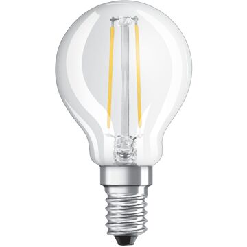 OSRAM Ledfilamentlamp Peertje Retrofit Classic P - D4,5cm - Dimbaar - Warm Wit - E14 - 2,8w