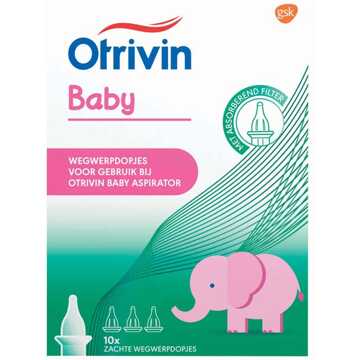 Otrivin Baby Aspirator Wegwerp neusdopjes - 10 stuks - Navulverpakking