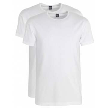 Ottawa Wit Ronde Hals Heren T-shirt 2-Pack - XL