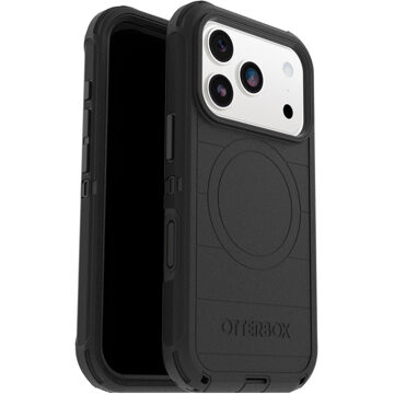Otterbox Defender Pro Backcover met MagSafe voor de Apple iPhone 17 Pro - Black Zwart