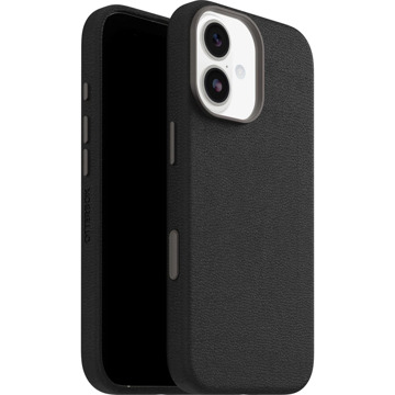Otterbox Symmetry iPhone 17 Cactus leren backcover Magsafe hoesje - Zwart