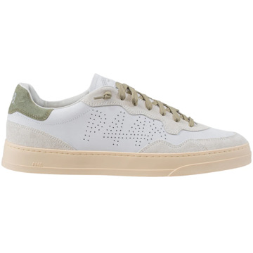 P448 Urban Elegance Sneakers in Groen en Wit P448 , White , Heren - 40 EU